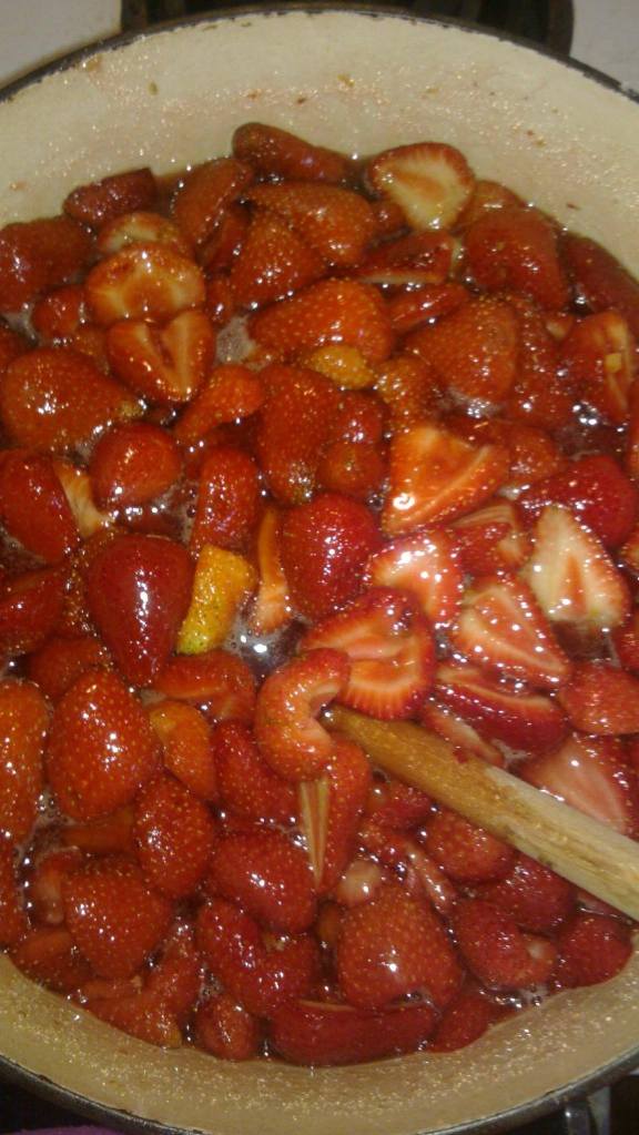Strawberry Jam in the making